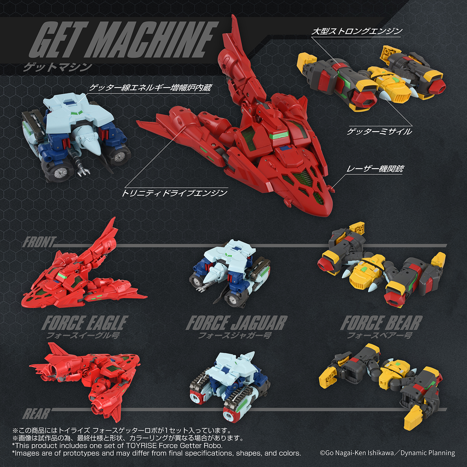 TOYRISE Force Getter Robo